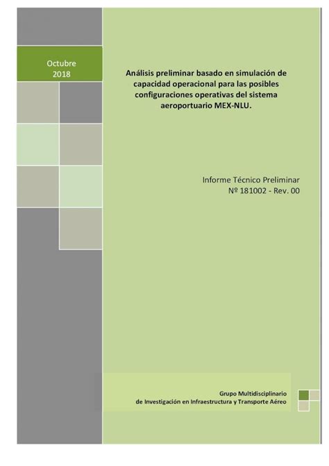 Pdf Octubre An Lisis Preliminar Basado En Simulaci N De