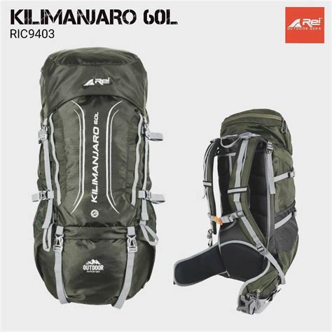 Jual Tas Carrier Arei Kilimanjaro L Original Free Coverbag Ransel