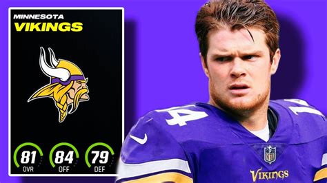 Reviving And Rebuilding Sam Darnold S Career With The Vikings YouTube