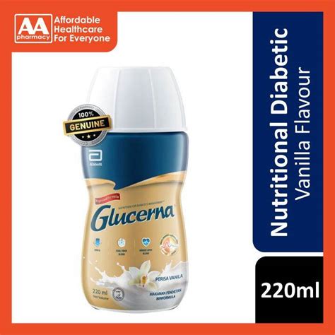 Glucerna Vanilla Flavour Rpb 220mL Lazada