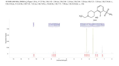 Piperidine 1 Ethyl 4 2 Fluoro 3 Methylsulfonyl Phenyl