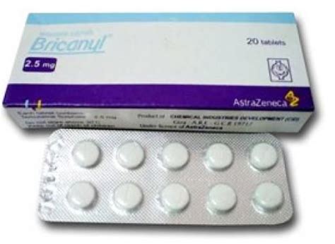 Bricanyl 2.5mg Tablets - Rosheta kuwait