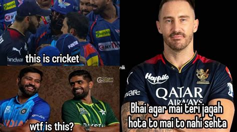 Virat Kohli Gautam Gambhir Rcb Vs Lsg Ipl Fight Know Your Meme