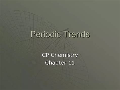 Ppt Periodic Trends Powerpoint Presentation Free Download Id5121063