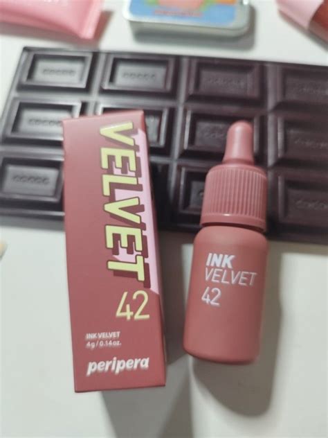 Peripera Ink Velvet Tink In 42 Pinkish Nude Beauty Personal Care Face Makeup On Carousell