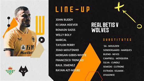 Wolves lineup versus Real Betis : r/FantasyPL