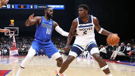 Timberwolves Top Mavericks Complete Game Sweep In Abu Dhabi Nba