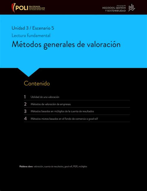 PDF Unidad 1 Escenario 2 Unidad 3 Escenario 5 Lectura Fundamental