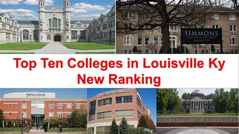 Top Ten Colleges In Louisville Ky New Ranking Galen College Of