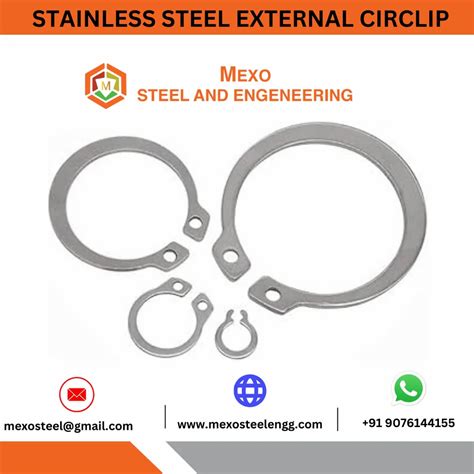 Stainless Steel External Circlip Diameter 1 Mm At 10 In Mumbai