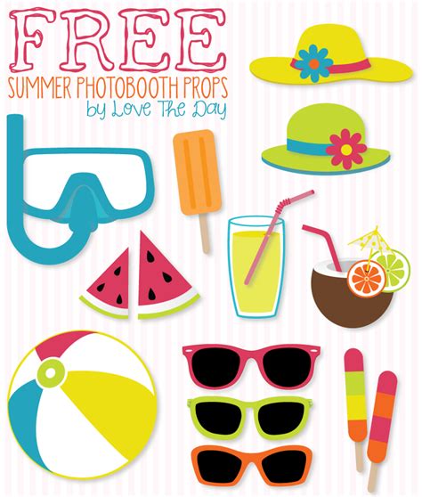 Hawaiian Photo Booth Props Printable Free Printable Templates