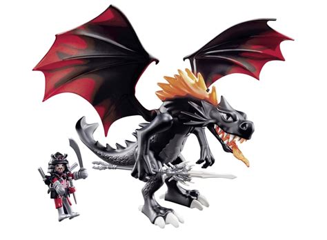 Grand Dragon Royal Avec Flamme Lumineuse Playmobil Cultura