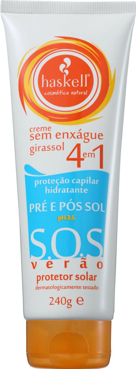 Protetor Haskell S O S Verão Pré e Pós Sol Beleza Na Web PRO