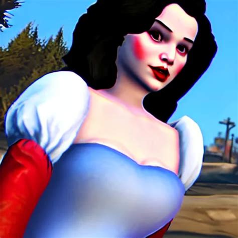 Snow White In Gta Game Screenshot Stable Diffusion OpenArt