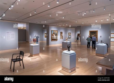 Interior of the Indianapolis Museum of Art at Newfields, Indianapolis ...