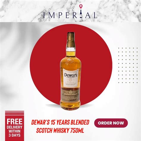 Dewar's 15 Years Blended Scotch Whisky - 750ML | Shopee Singapore
