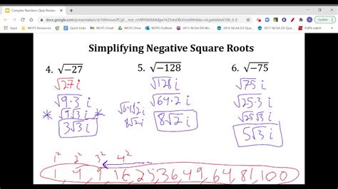 Complex Numbers Quiz Review Youtube