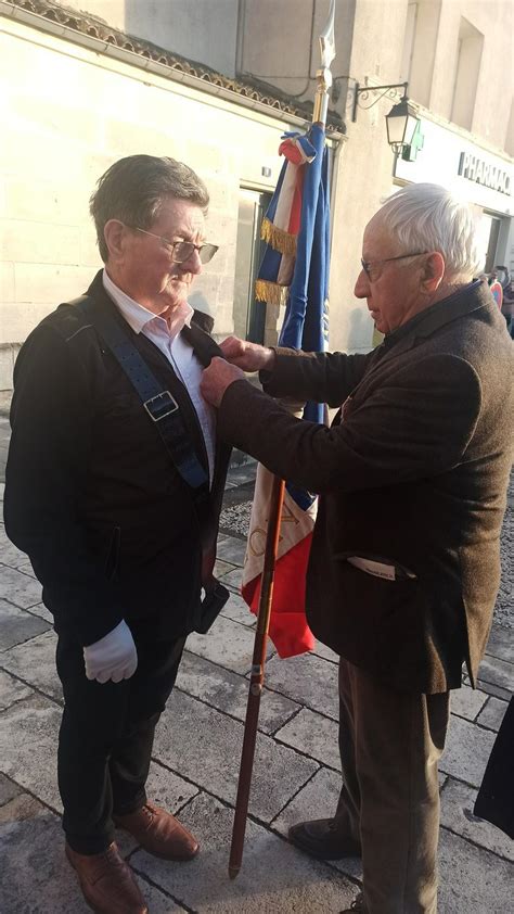 Segonzac Un Ancien Combattant Honor Par Ses Pairs Charente Libre Fr