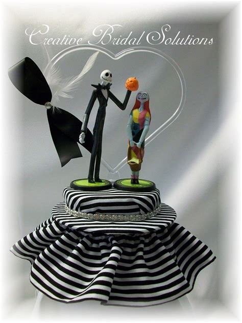 Jack and Sally The Nightmare Before Christmas Wedding Cake Topper ...