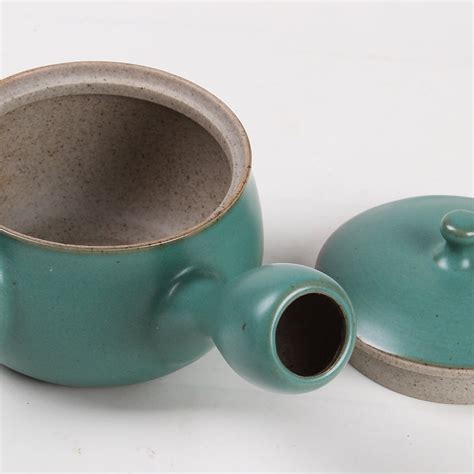 Green Kyusu Porcelain Teapot | asiatica