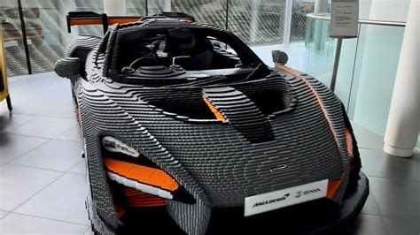 McLaren Shows Off Life-Size LEGO Senna Hypercar For International LEGO Day