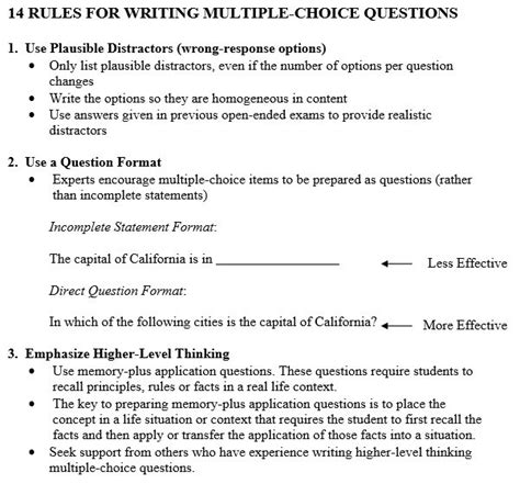 8 Free Multiple Choice Test Templates Excel Word Pdf Best