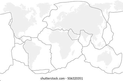 Tectonic Plate Map Worksheet