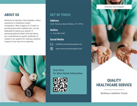 Soft Green Medical Tri Fold Brochure Template Venngage