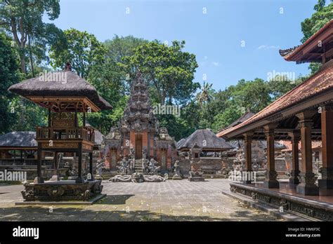 Hindu Temple Pura Dalem Agung Padangtegal Sacred Monkey Forest