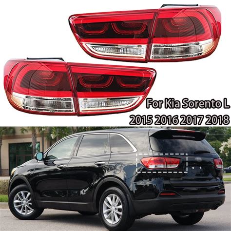 Left Right Car Rear Tail Light Brake Stop Parking LED Lamp Assembly For