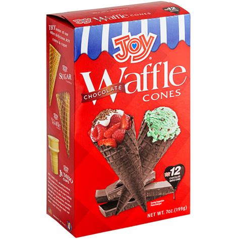 Joy Chocolate Waffle Cone 96case