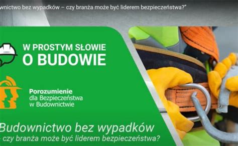 Porozumienie Dla Bezpiecze Stwa W Budownictwie Standardy Bhp