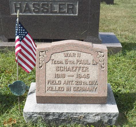 Paul L Schaeffer (1919-1945) - Find a Grave Memorial
