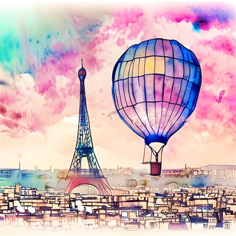 Hot Air Ballooning In Paris Free Stock Photo Public Domain Pictures