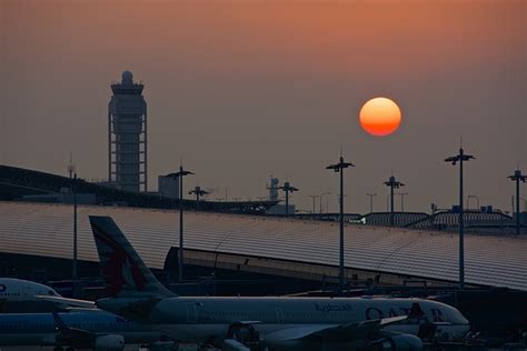 Airport Airplane Sunset - Free photo on Pixabay