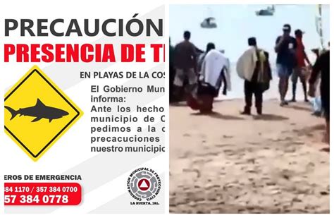 Mujer Muere Por Ataque De Tibur N En Playas De Jalisco