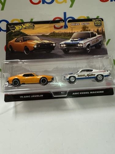 NEW RELEASE Hot Wheels Premium Pack AMC Javelin AMC Rebel