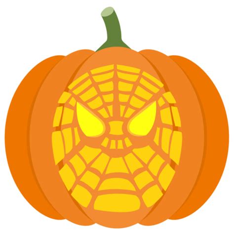 Spiderman Pumpkin Stencils