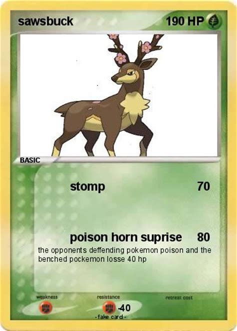 Pokémon sawsbuck 7 7 - stomp - My Pokemon Card