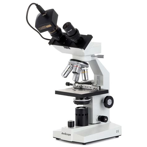 Amscope B100 Series Biological Binocular Compound Microscope 40x 2000x Amscope Eu