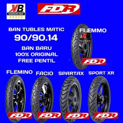 Jual Ban Tubles Matic FDR Ukuran 90 90 Ring 14 FLEMINO SPORT XR EVO