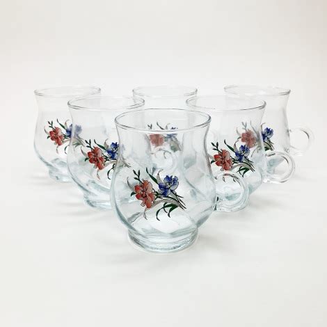 Lot 6x Mug En Verre Transparent Lumimania