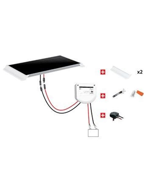 Kit Camping Car 150w 12v Panneau Back Contact Régulateur Mppt KIT