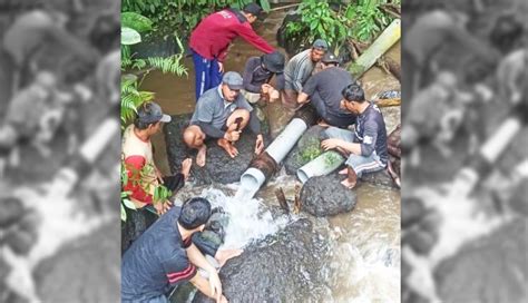 Nusabali Pipa Distribusi Air Dari Mata Air Rusak Perkiraan