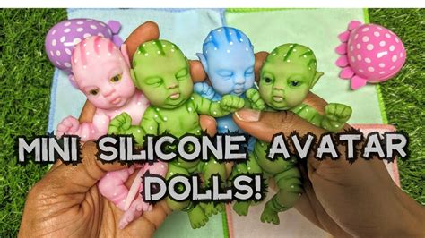 Mini Silicone Avatar Babies YouTube