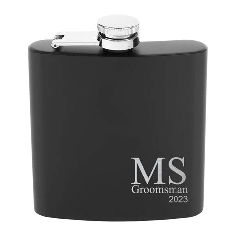 Wedding Initials And Role Personalised Hip Flask The Craft Shack Online