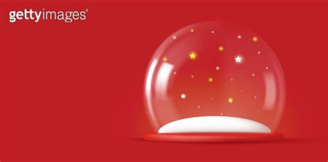 Christmas Magic Glass Dome Snowball Empty With Snow And Magic Dust