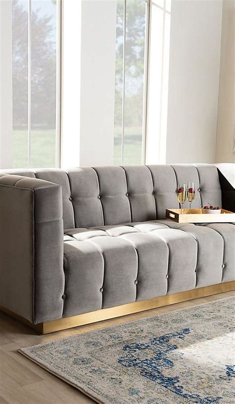 Velvet Sofa: Modern Design and Luxury