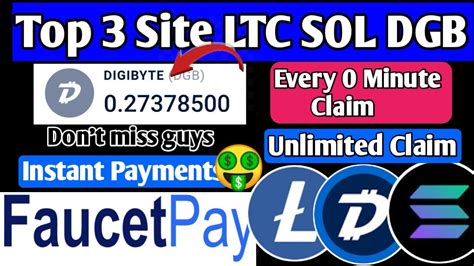 Top High Paying Site Every Minute Instant Payments Ltc Dgb