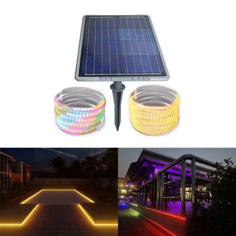 High Performance Solar Led Strip Light Outdoor Decoration String Ip65